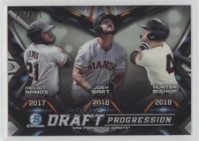 2019 Bowman Draft Chrome Progression Refractor /250 Heliot Ramos Joey Bart wx4