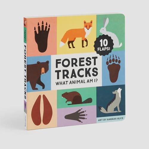 Forest Tracks: What Animal Am I? Lift-the-Flap Board Book - Image 6