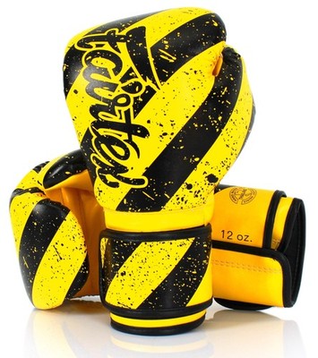 Fairtex Muay Thai Boxing Gloves 12 oz Premium Microfiber Hook and Loop Closure