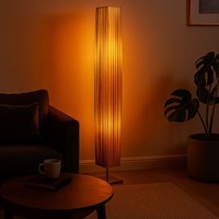 Standleuchte Stehlampe Beistellleuchte 2 Flammig Weiß Chrom Textil Lxh 14X19 Cm