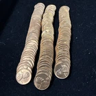 1955-D Lincoln Wheat Cent Red BU Roll
