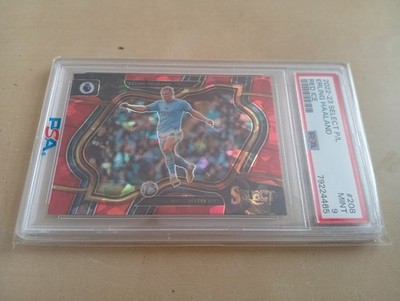 2022-23 Select P/L Erling Haaland #208 PSA 9 Red Ice Manchester City #208