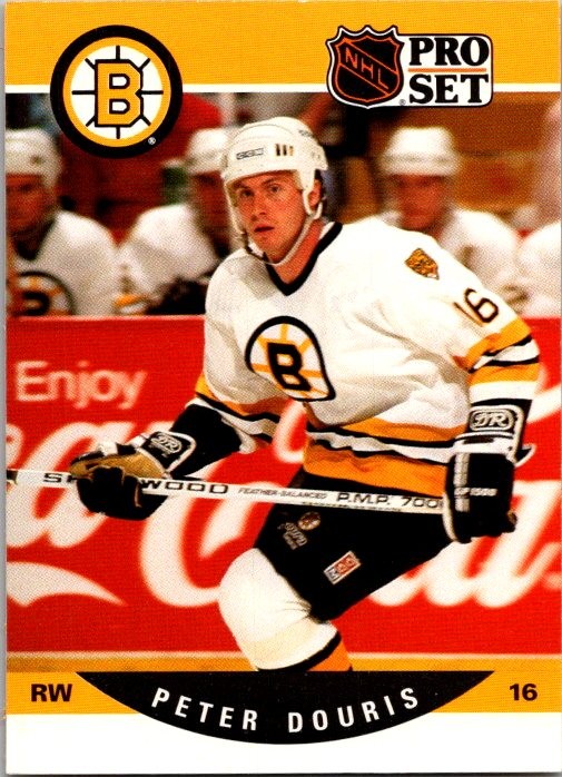 1990-91 Pro Set #407 Peter Douris Boston Bruins