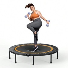 MERACH 48" Mini Trampoline Fitness Adults Foldable Exercise Rebounder 330lb Max