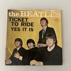 The Beatles Ticket To Ride/ Yes It Is PICTURE SLEEVE ONLY VG+ Capital Records