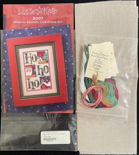 4x Xstitch KIT/CHART: LIZZIE KATE Christmas HoHoHo Favorite Things/ Charts GS63