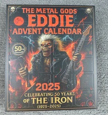 THE METAL GODS EDDIE Advent Calendar 2025 Christmas Countdown Gift 24 Days USA