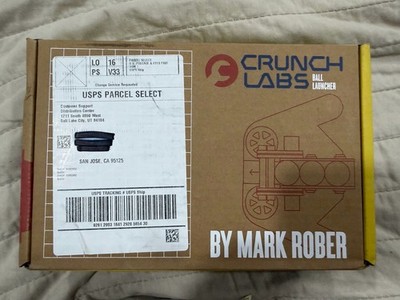 Crunch Labs Ball Launcher Mark Rober Build Box New Open Box