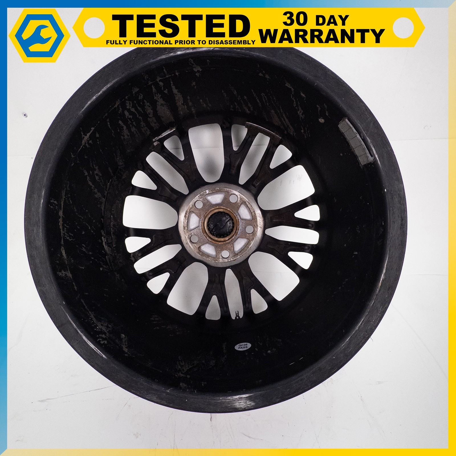 05-13 CHEVROLET CORVETTE C6 FRONT REAR LEFT RIGHT WHEEL RIM 18" 19" BLACK SET