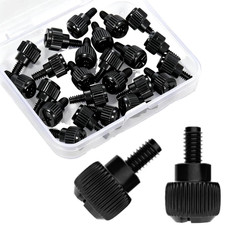24 Pcs Computer Case Thumb Screws 6-32Thread, M3.5x6 PC Case Fastener Thumb Scr