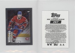2022-23 Topps Chrome NHL Sticker Collection Jonathan Drouin #267