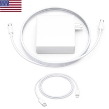 MACBOOK AIR 13 Compatible CHARGER CABLE WALL POWER ADAPTER USB-C TYPE C 96W 61W