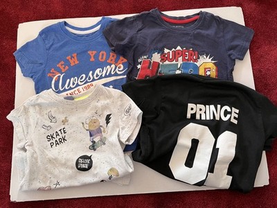 4 T-Shirts, Kleinkind, Gr. 98/104, verschiedene Marken, z. B. Primark