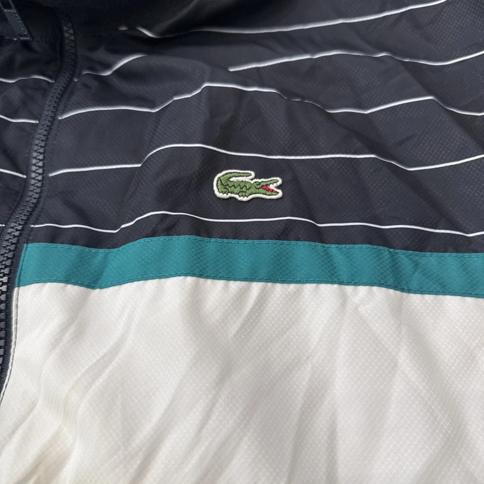 Lacoste Sport windbreaker Jacket Mens 2XL Full Zip Track Athletic 2XL - Image 3 of 4