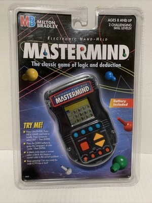 Vtg Mastermind Electronic Hand held Game Milton Bradley, 1997 New Sealed NOS 90s