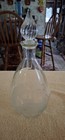 Whiskey Decanter Clear Glass With Steamboat Etching — photo 1