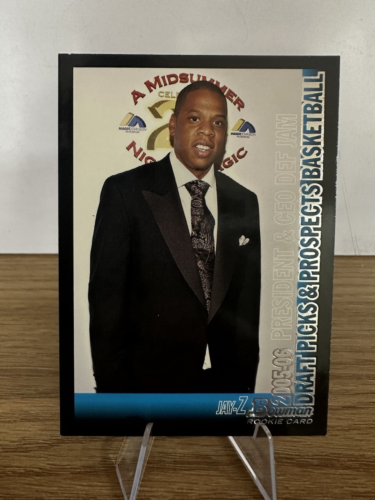 2005-06 Bowman Draft Picks & Prospects #151 JAY-Z Rookie Card RC Def Jam