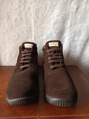 👞 Bottines Montantes Barleycorn en Daim Marron - Taille 40 - Photo 1/4