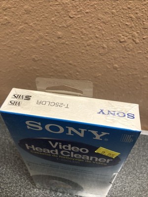 Sony Video Head Cleaner T-25CLDR (VHS) Factory sealed￼ | eBay