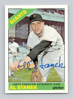 AL STANEK 2015 Topps Heritage ROA-AST Auto - SAN FRANCISCO GIANTS