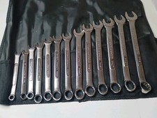 Vintage 13 Piece Craftsman Metric Combination Wrench Set Usa 12 Point 7mm-19mm