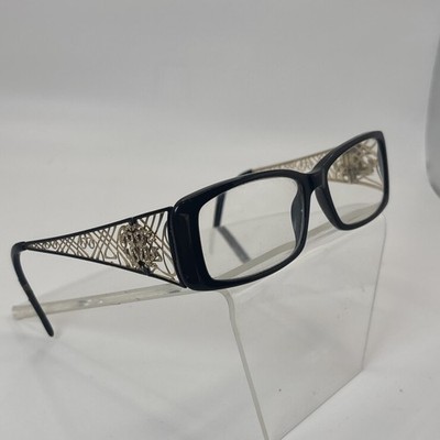 Roberto Cavalli Eyeglasses Titanio 430 B5 53 15 125 Gold Rectangle Frames