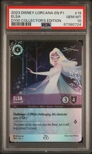 2023 Disney Lorcana EN P1 D100 Collector's Edition 19 Elsa PSA 10 GEM MINT