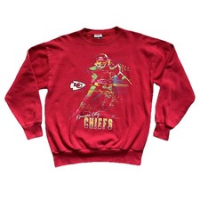 Vintage NFL Kansas City Chiefs Signal Sport 90s Crewneck Sweatshirt Size XL Rare
