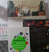 Women in science books curie chaning science and the world timeline history hc