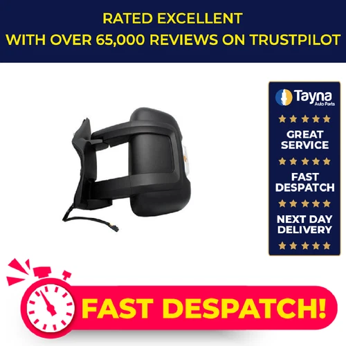 Door / Wing Mirror fits FIAT DUCATO 250 2.2D Left 2006 on N/S Passenger Side New