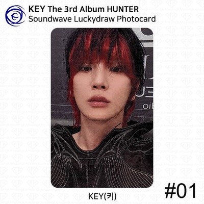 SHINee KEY 3rd Album Hunter Luckydraw Photocard SM Store