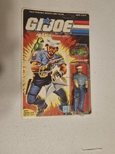 1985 G.I.JOE SHIPWRECK -RARE UNPUNCHED- 1ST ISSUED 36 BACK MOSC