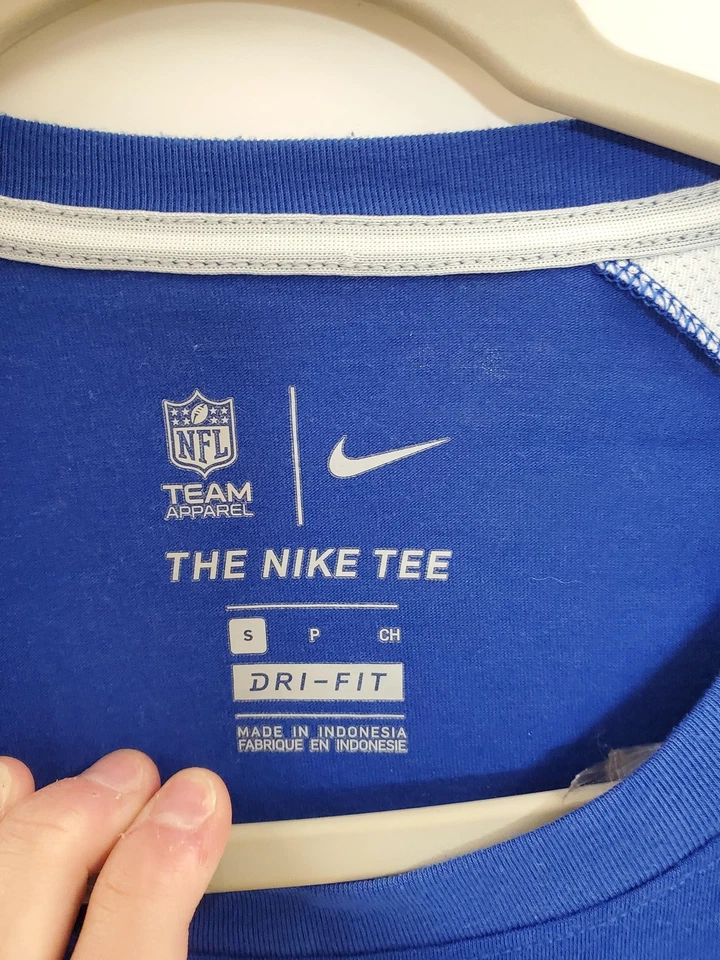 Dallas Cowboys Shirt Mens Small Blue White NFL Football Long Sleeve Dri Fit Nike - Image 2 of 4