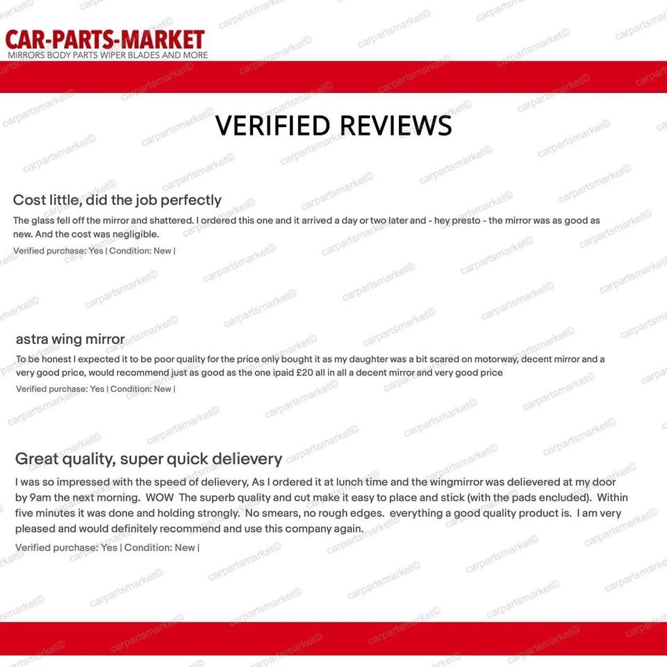 For BMW i8 2014-2020 Right Driver side Wide Angle wing mirror glass plate - Image 3 of 4