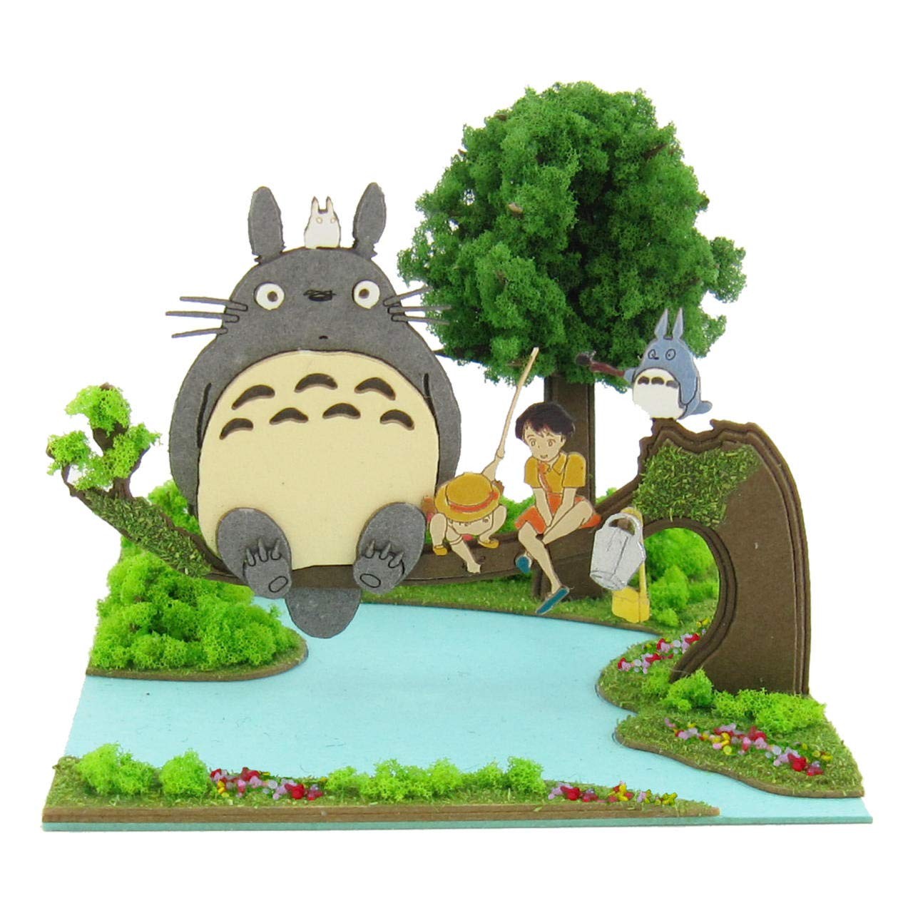 Sankei Giant Bean Bag Chairs Totoro Satsuki y Mei, Manualidad de papel 3D