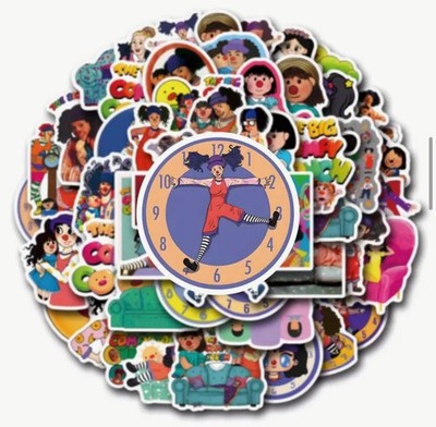 25 Piece Mix Lot 2  Big Comfy Couch Lunette Stickers, Mix, Decals FREE SHIPPING