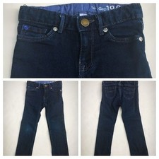 Gap 1969 Kids Baby Dark Wash Denim Jeans Classic Pockets Adjustable Waist Sz 3