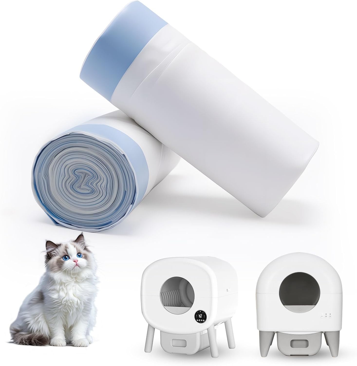 Liners, Extra Thick Automatic Bags, Leakproof