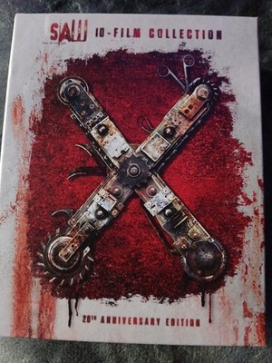 SAW 1 - 10 - Film  BluRay - Collection;  BOX ; UNCUT , 20th Anniversary Edition
