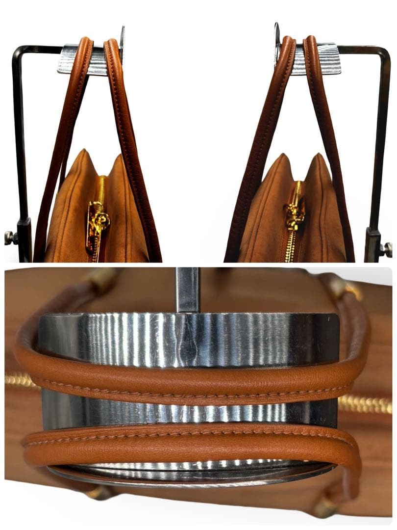 Givenchy Boston Tote Bag Hand Camel Handbag 605763 thumbnail 10