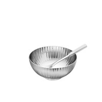 Georg Jensen - Salznapf & LöFfel Bernadotte Edelstahl- Design Sigvard Bernadotte
