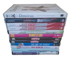 Exercise Fitness / Yoga Workout DVD Selection Choose Title with Free Postage