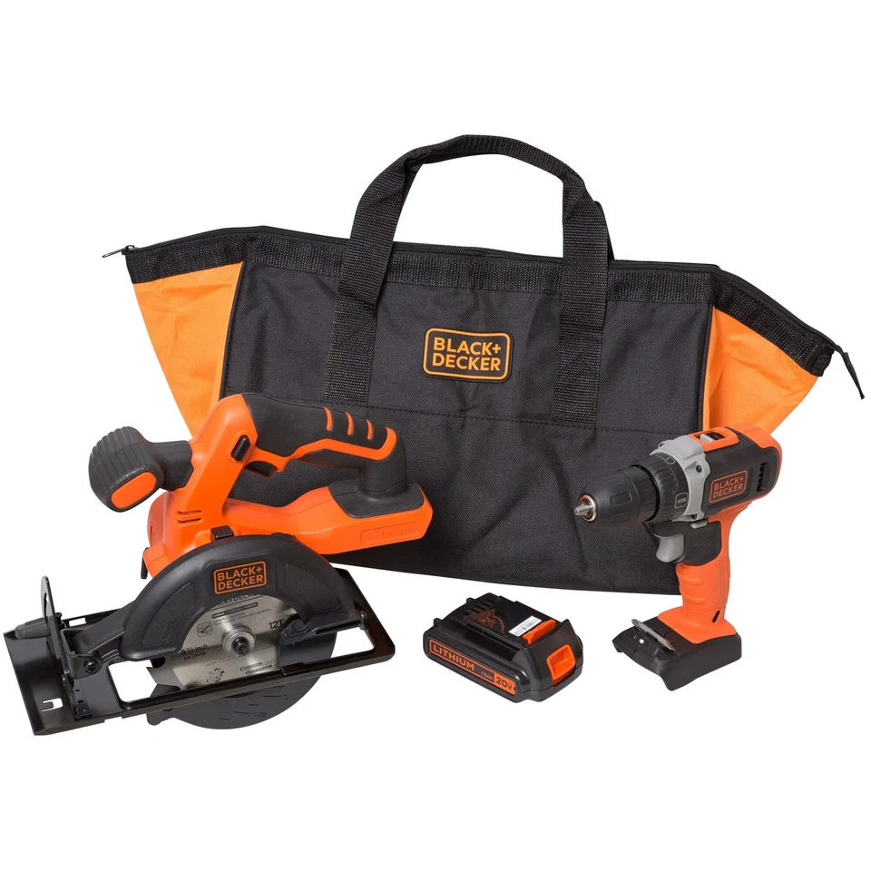 Kit combinado BLACK+DECKER 20V MAX* POWERCONNECT™ - BDCD220CS Foto 3 de 4