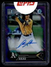 2016 Bowman #CPA-IA Iolana Akau Chrome Prospect Auto Purple Ref #/250