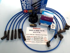 NGK Spark Plug  Wires Distributor Cap Rotor fits Datsun 260Z,280Z 74-78 810 78