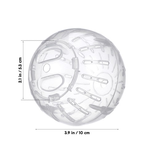 2 PCS Exercise Ball Mini Rolling Toys Cat Sized Hamster Travel Small Mouse Pet - Picture 11 of 12