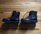 Harley Davidson Men's Black Motorcycle Boots Size 9 USA