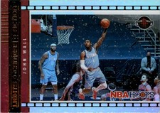 2021-22 Hoops Lights Camera Action Winter Holo #26 John Wall - BSK