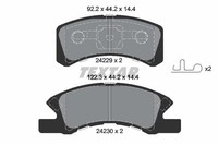 Bremsbelagsatz FÜR Mitsubishi, Daihatsu - Textar 2422901