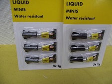 Pattex 5x mit je 3 St a 1g Superglue liquid minis water reistant Sekundenkleber4